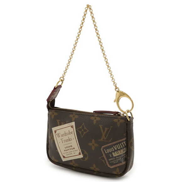 LOUIS VUITTON Authentic Brown Monogram Pochette Pouch - Picture 3 of 8